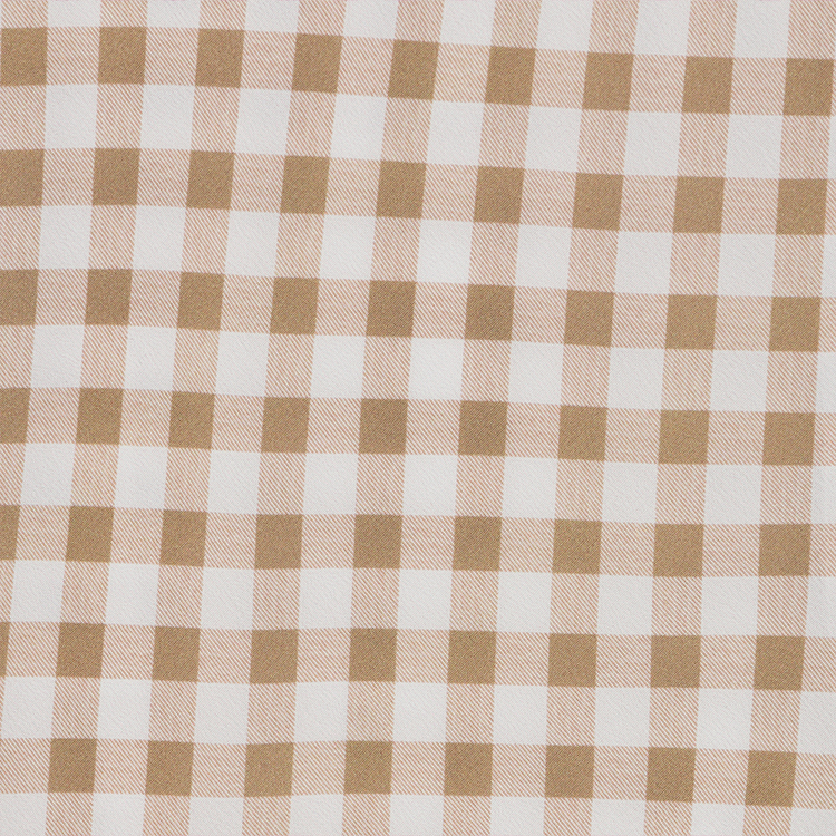 The Hazel - Tan Gingham