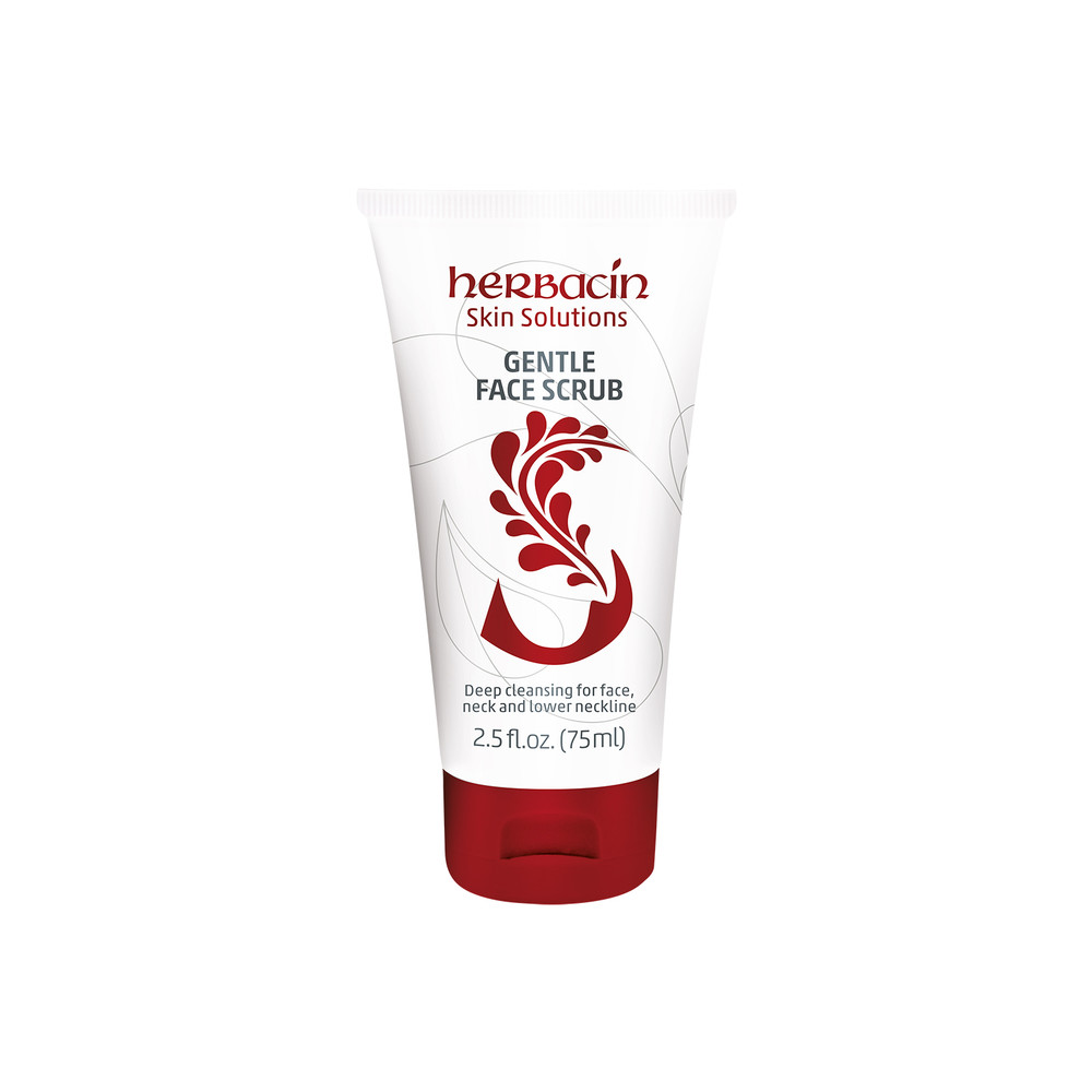 Herbacin Skin Solutions Gentle Face Scrub 2.5 oz. tube