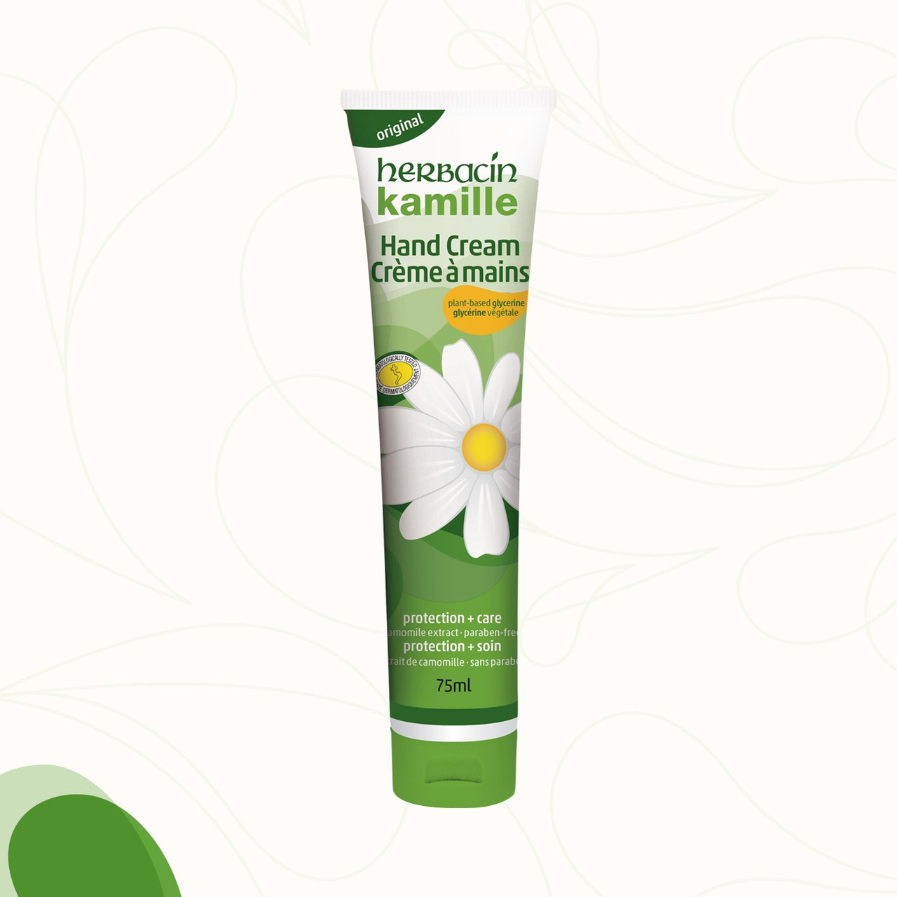 Herbacin kamille Hand Cream | Crème à Mains - tube 75 ml