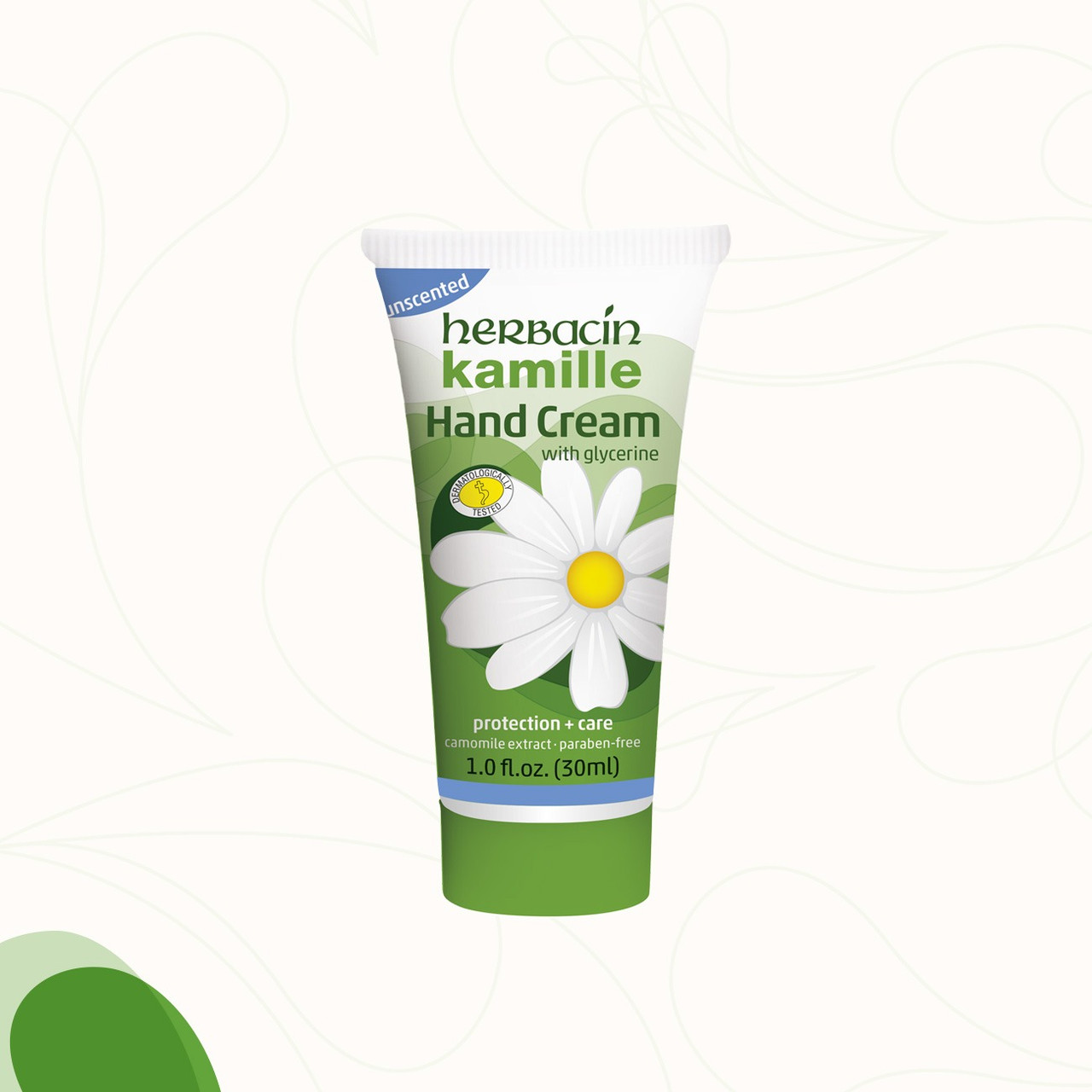 Herbacin kamille Hand Cream | Unscented - tube 1.0 fl.oz