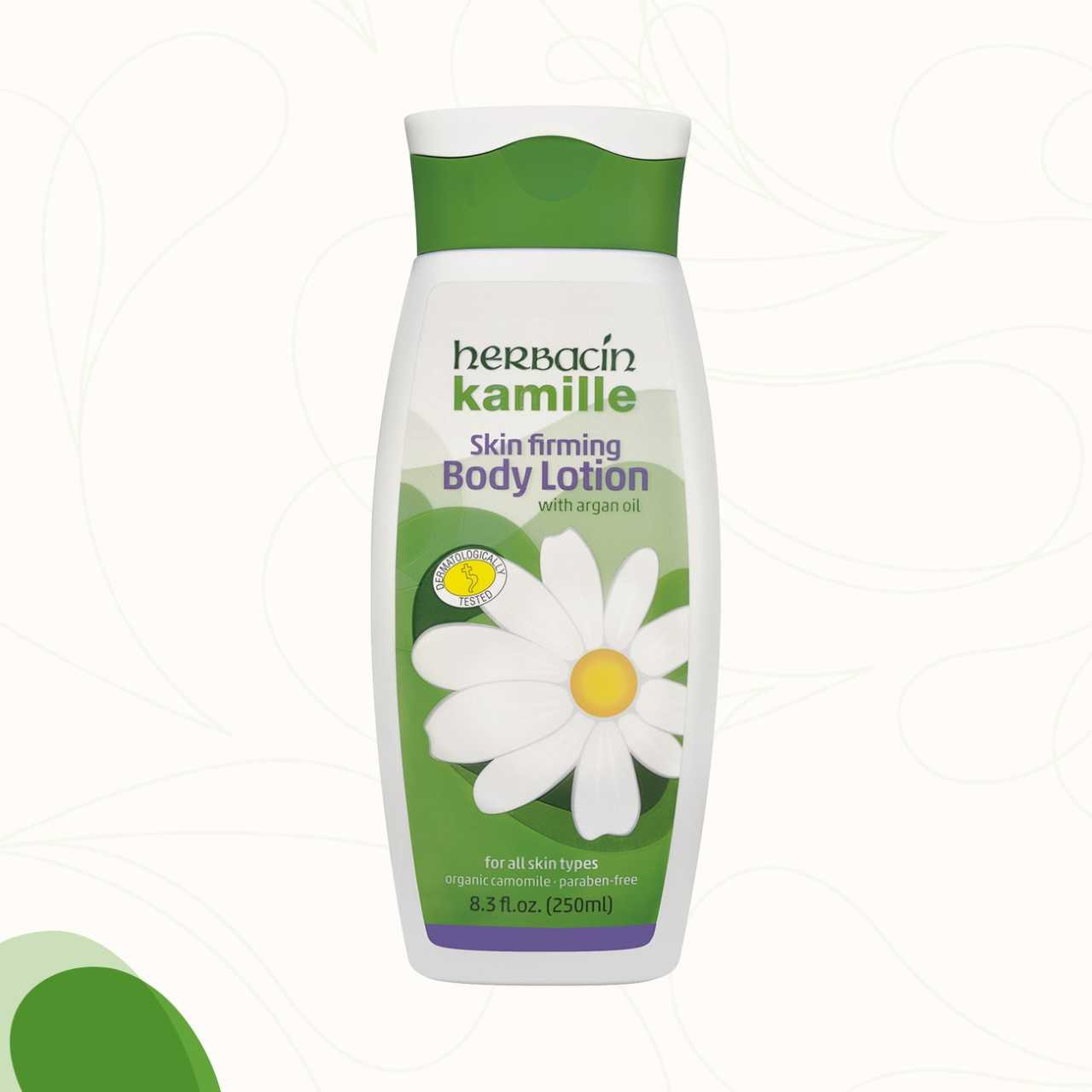 Herbacin kamille Body Lotion - with Argan Oil - bottle 8.3 fl.oz