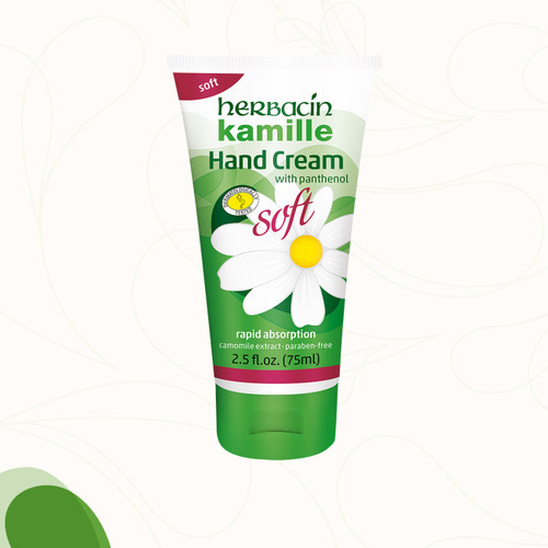 Herbacin kamille Soft Hand Cream - tube 2.5 fl.oz.
