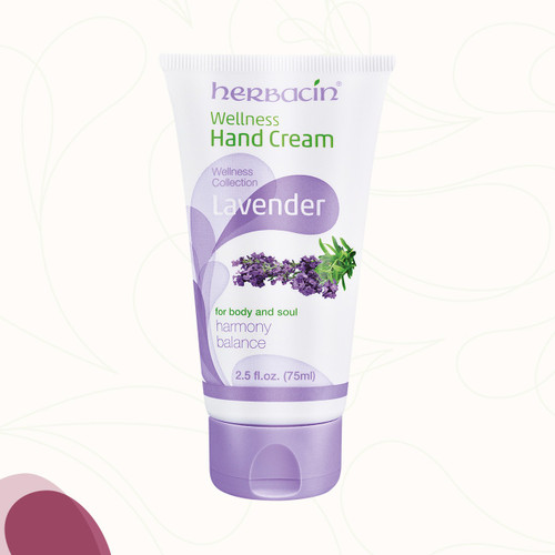 Herbacin Wellness Hand Cream - Lavender - tube 2.5 fl.oz.
