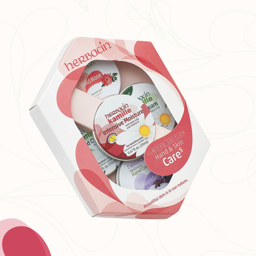 Hand & Skin Care 5 Tin Set (RED)