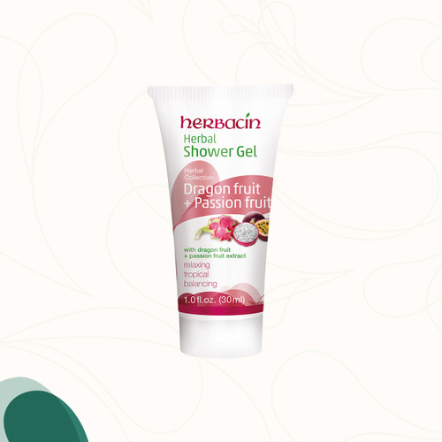 Herbal Shower Gel Dragon Fruit & Passion Fruit 1.0 fl. oz.