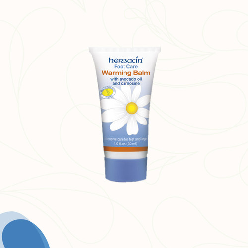 Herbacin Foot Care Warming Balm - tube 1.0 fl.oz.