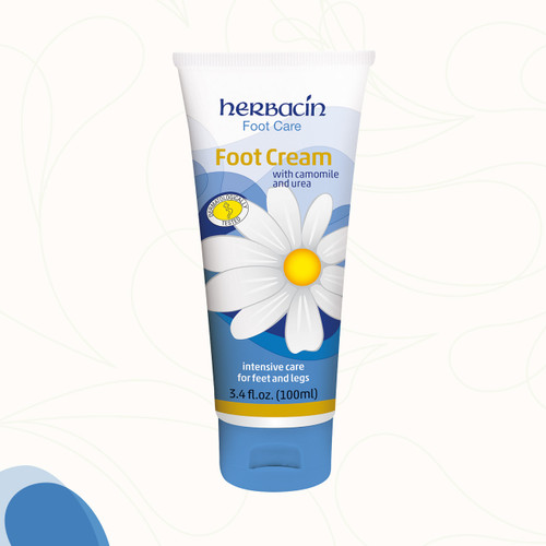 Herbacin Foot Care Foot Cream - tube 3.4 fl.oz.