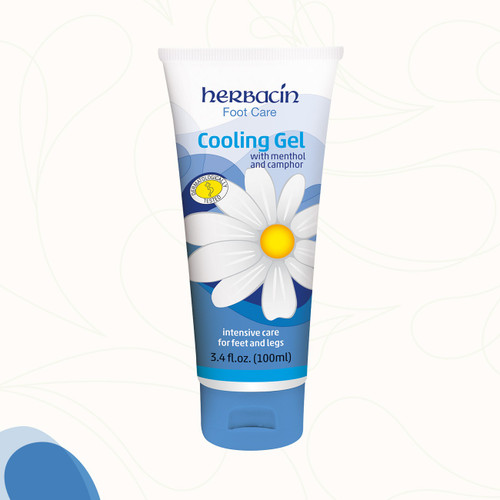 Herbacin Foot Care Cooling Gel - tube 3.4 fl.oz.