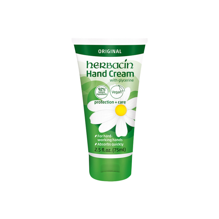 Herbacin Hand Cream - flip-top tube 2.5 fl.oz. 