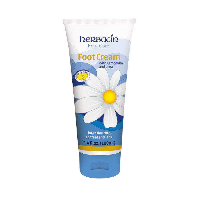Herbacin Foot Care Foot Cream - tube 3.4 fl.oz.