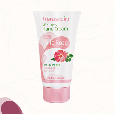 herbacia SILHOUETTE GEL ボディークリーム Herbacin Wellness Hand Cream - Wild Rose - tube 2.5. fl.oz