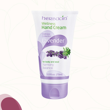 Herbacin Wellness Hand Cream - Lavender - tube 2.5 fl.oz