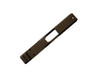 Stripped Black Cerakote RMSc Slide for Glock 43 / 43X with Front and Rear Serrations