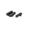 Truglo TFX Pro Tritium + Fiber Optic Sight Set for Glock — 17/19/22/23/24/26/27/33/34/35/38