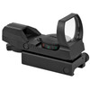 Truglo Tru-Tec Open Red Dot — 4-Reticle Selector, Picatinny Mount, Black
