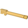 True Precision Barrel for Glock 17 Gold Threaded