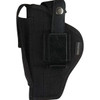 Bulldog Belt/Clip Ambidextrous OWB Holster — Black, 3–4" Barrel