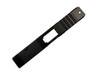 Stripped RMR Slide for Glock 19 Gen 3 — Black Nitride, Knurled Grip