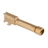 True Precision Hellcat THD Barrel, 1/2''X28, Gold Tin, 9mm
