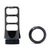 MUZZLOK 8.6 BLACKOUT 3-PORT MUZZLE BRAKE M18X1.5 THREADS BLK