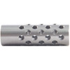 #3 MUZZLE BRAKE 22 CALIBER 9/16-24 SS SILVER