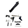 Assembled Windowed Nitride Slide for Glock 43/43X — Threaded Barrel, Tall Sights with Frame Parts Kit