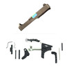 Assembled Bullnose RMR Slide for Glock 19 Gen 3 — Oil Slick Barrel, Front and Rear Serrations with Frame Parts Kit