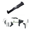 Assembled Vented RMR Slide for Glock 19 Gen 3 — Black, Tall Sights, Polished Stainless Barrel with Frame Parts Kit