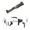Assembled Vented RMR Slide for Glock 19 Gen 3 — FDE, Tall Sights, Polished Stainless Barrel with Frame Parts Kit