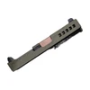 Assembled Vented RMR Slide for Glock 19 Gen 3 — FDE, Tall Sights, PVD Rose Gold Barrel with Frame Parts Kit