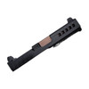 Assembled Vented RMR Slide for Glock 19 Gen 3 — Black, Tall Sights, PVD Rose Gold Barrel with Frame Parts Kit