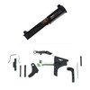 Assembled Mercury Precision Speed RMR Slide for Glock 19 Gen 3 — Polished Stainless Barrel, Tall Sights with Frame Parts Kit