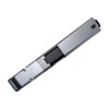 Assembled AlphaWolf RMR slide for Glock 19 Gen 1-3 in 416 stainless with a black nitride barrel — top view