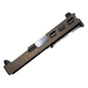 Assembled Elite Burnt Bronze Window Slide for Glock 19 Gen 3 — Tall Sights, Polished Stainless Barrel
