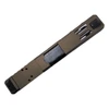 Assembled Elite Burnt Bronze Window Slide for Glock 19 Gen 3 — Tall Sights, Polished Stainless Barrel