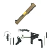 Assembled ODG RMR Slide for Glock 17 Gen 3 — TiN Gold Barrel with Frame Parts Kit