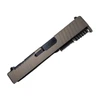 Assembled FDE PVD RMR slide for Glock 26 Gen 3 — crown black nitride barrel, right side