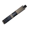 Assembled FDE PVD RMR slide for Glock 26 Gen 3 — threaded barrel with thread protector, top