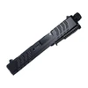 Assembled Knurled RMSc Slide for Glock 43/43X — Threaded Barrel, Standard Sights with the included frame parts kit