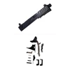 Assembled Knurled RMSc Slide for Glock 43/43X — Threaded Barrel, Tall Sights with the included frame parts kit