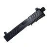 Assembled Knurled RMSc Slide for Glock 43/43X — Threaded Barrel, Tall Sights with the included frame parts kit