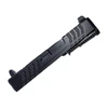Assembled knurled RMSc slide for Glock 43/43X, crown barrel, tall sights - right side