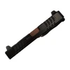 Assembled knurled RMR slide for Glock 19 Gen 3, Rose Gold PVD barrel, tall sights - right side