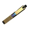 Assembled Matrix Arms Driptek RMR slide for Glock 19 Gen 3, gold, tall sights, threaded Oil Slick PVD barrel with thread protector