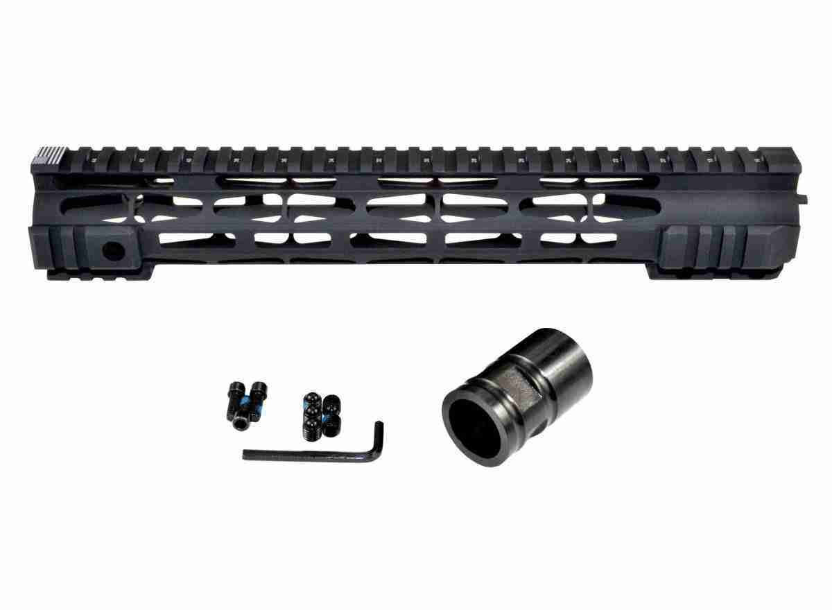 Floating Handguard Bottom Lock M-Lok Series Slim Free Float Handguard | 3CR Tactical