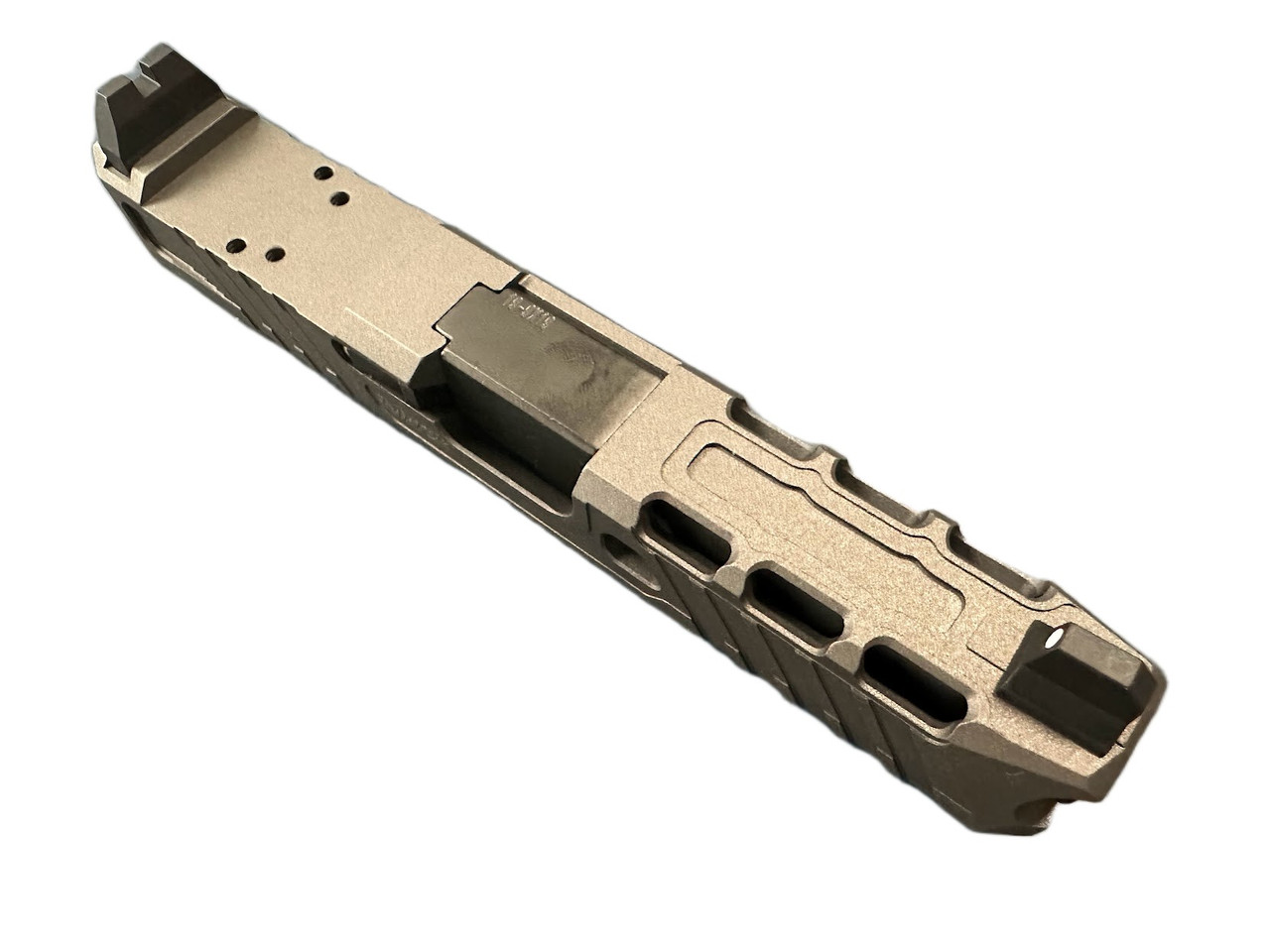 Complete Assembled Tungsten LFA Raptor RMR Slide with Tall Sights