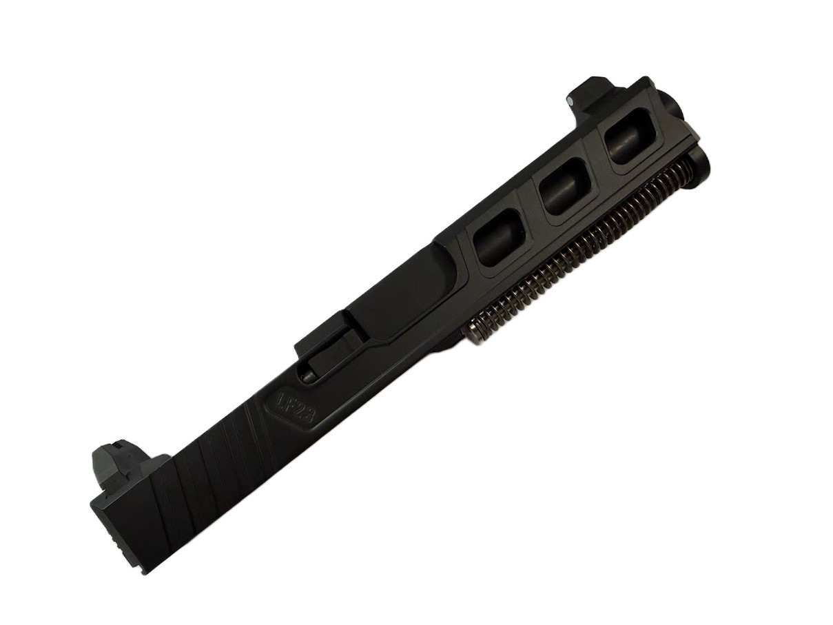 Assembled RMR Slide for Glock 23 Gen 1-3 — .40 S&W Black Cerakote