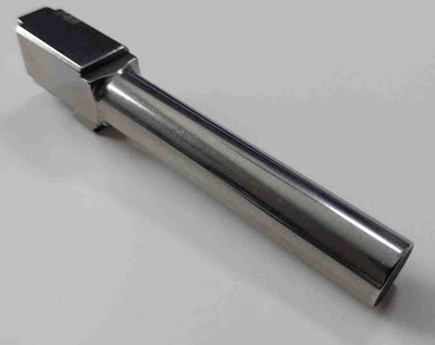9mm Stainless Polished Crown Cut Replacement Barrel for Glock 17