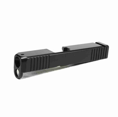 Iron Sight Cut Black Nitride Slide with Front/Rear Serrations for Glock 23