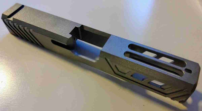 3CR Tactical Iron Sight Cut Raw Slide for Glock 19